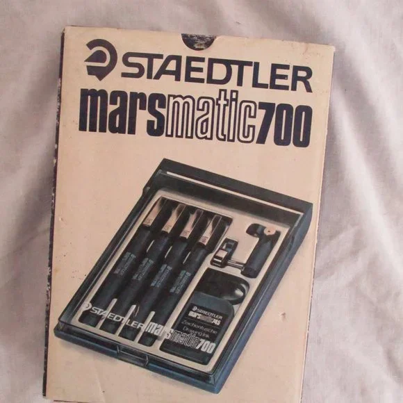 NEW Vintage Stock STAEDTLER MARSMATIC 700 PEN SET Writing Art - Picture 3 of 6
